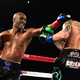 Bernard Hopkins punches Joe Smith Jr., who went on to win the WBC International Light Heavyweight title in a ninth round TKO at the Forum on Dec. 17, 2016, in Inglewood, Calif.
Harry How/Getty Images